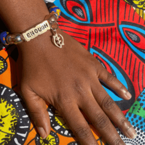 Beaded "Enough" Bracelet