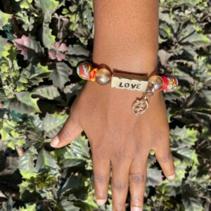 Beaded "Love" Bracelet